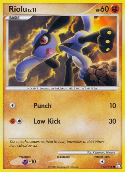 Riolu [Reverse Holo] #117