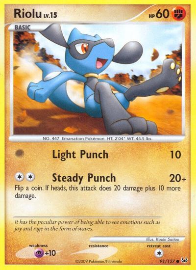 Riolu [Reverse Holo] #91