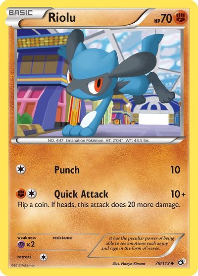 Riolu [Reverse Holo] #79