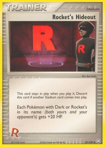 Rocket's Hideout [Reverse Holo] #87