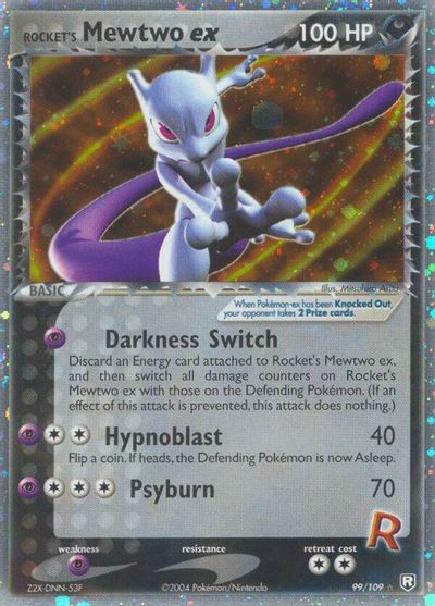 Rocket's Mewtwo EX #99