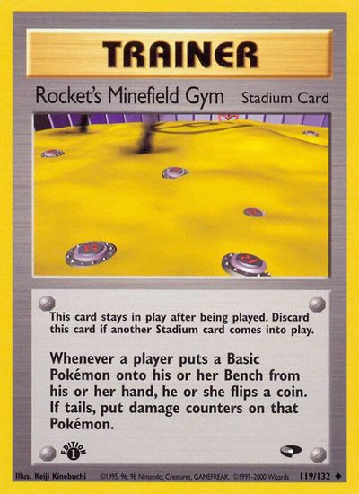Rocket's Minefield Gym [1st Edition] #119