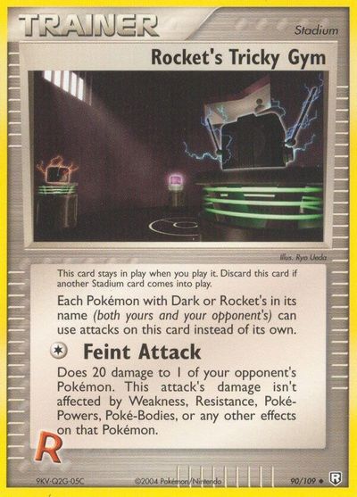 Rocket's Tricky Gym [Reverse Holo] #90