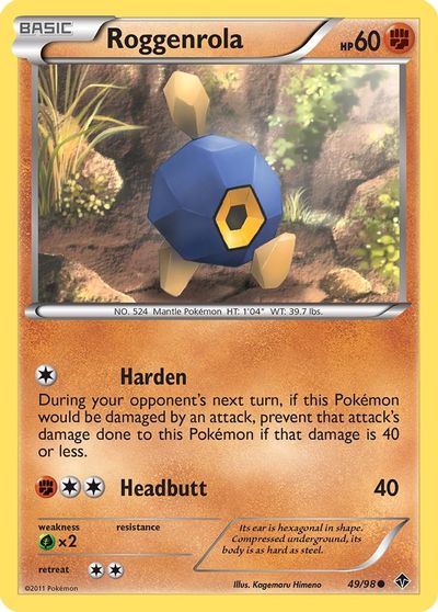 Roggenrola [Reverse Holo] #49