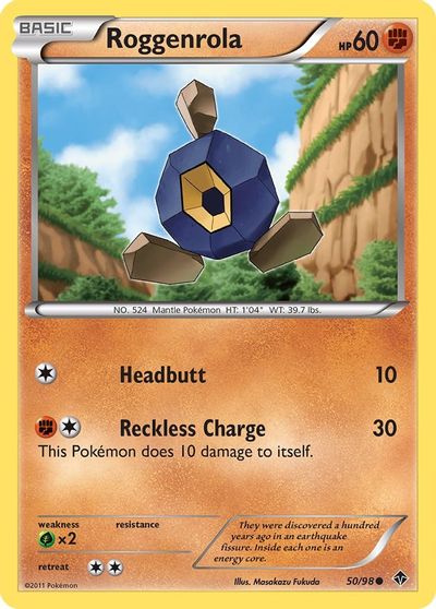 Roggenrola [Reverse Holo] #50