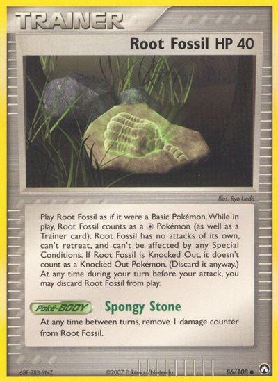 Root Fossil [Reverse Holo] #86