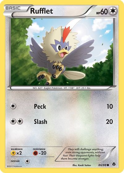 Rufflet [Reverse Holo] #86