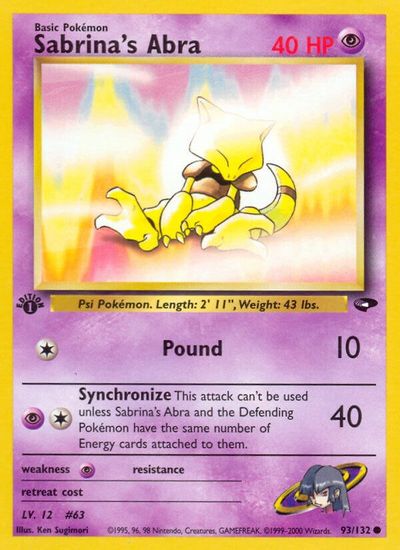 Sabrina's Abra [1st Edition] #93