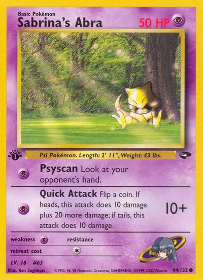 Sabrina's Abra [1st Edition] #94