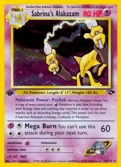 Sabrina's Alakazam [1st Edition] #16