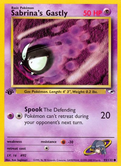 Sabrina's Gastly [1st Edition] #93