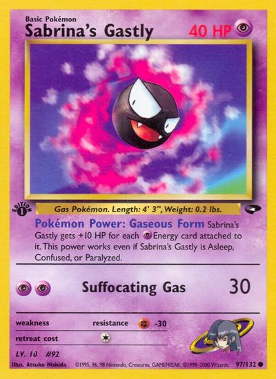 Sabrina's Gastly [1st Edition] #97