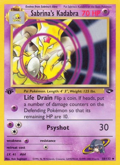 Sabrina's Kadabra [1st Edition] #58