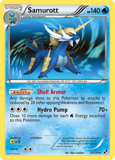 Samurott [Reverse Holo] #32