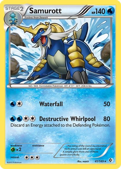 Samurott [Reverse Holo] #41