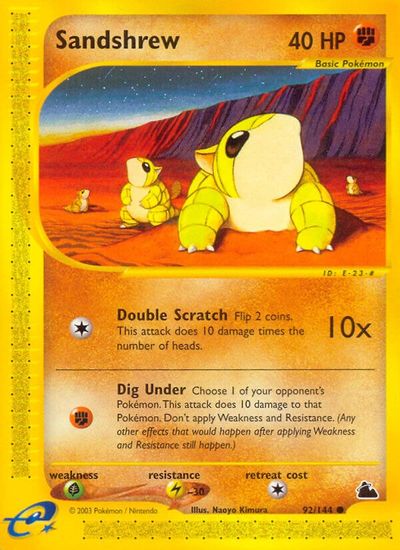 Sandshrew [Reverse Holo] #92