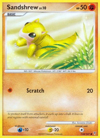 Sandshrew [Reverse Holo] #124