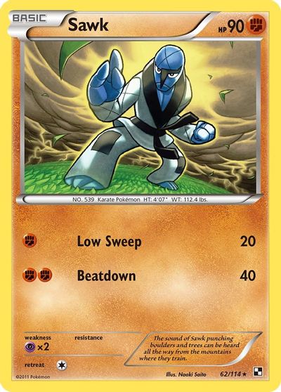 Sawk [Reverse Holo] #62