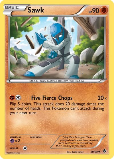 Sawk [Reverse Holo] #59