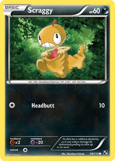 Scraggy [Reverse Holo] #68