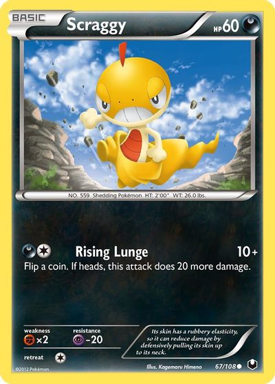 Scraggy [Reverse Holo] #67