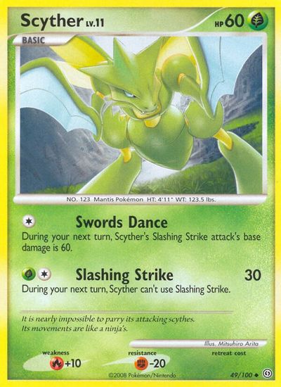 Scyther [Reverse Holo] #49