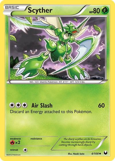 Scyther [Reverse Holo] #4