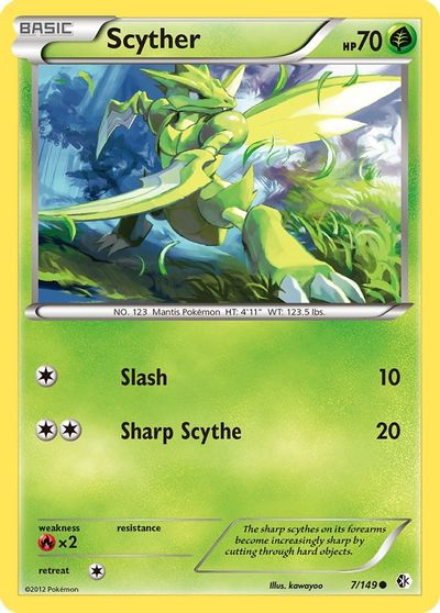 Scyther [Reverse Holo] #7