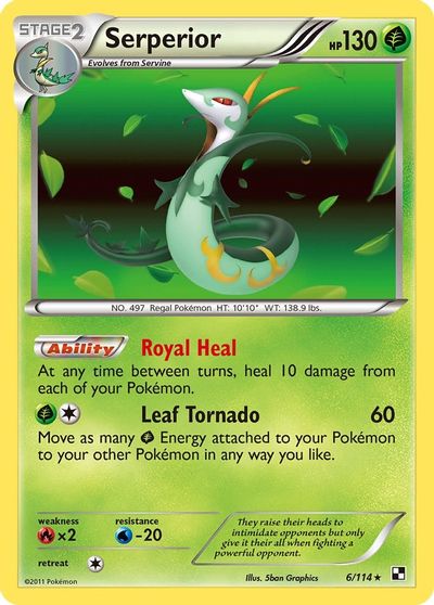 Serperior [Reverse Holo] #6