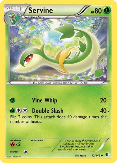 Servine [Reverse Holo] #12