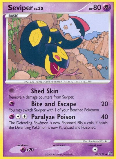 Seviper [Reverse Holo] #61