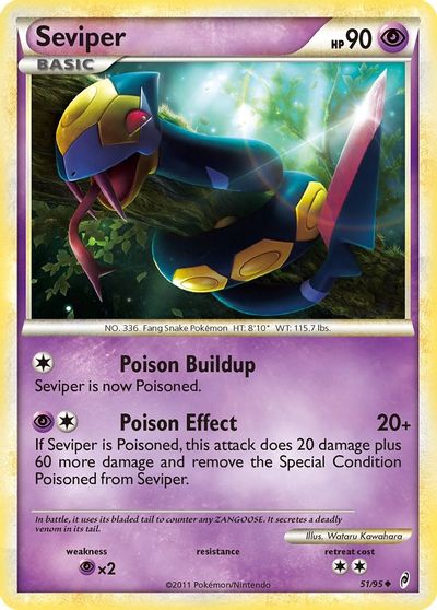 Seviper [Reverse Holo] #51