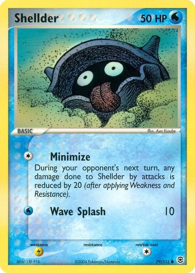 Shellder [Reverse Holo] #79