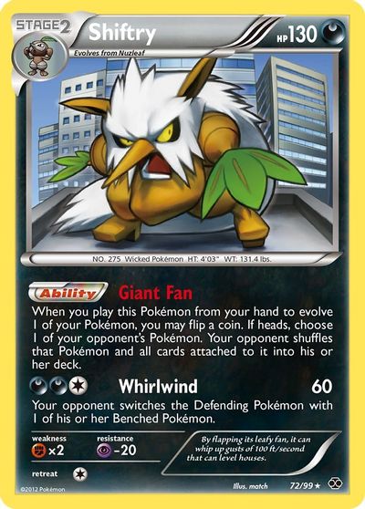 Shiftry [Reverse Holo] #72