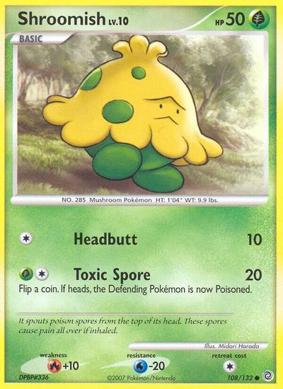 Shroomish [Reverse Holo] #108