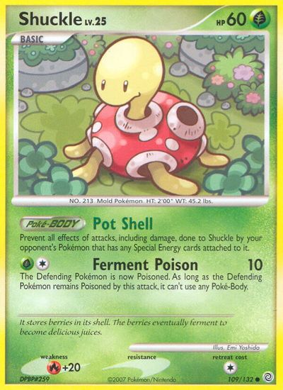 Shuckle [Reverse Holo] #109