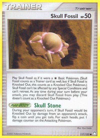 Skull Fossil [Reverse Holo] #117