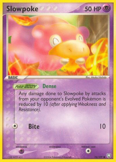 Slowpoke [Reverse Holo] #76