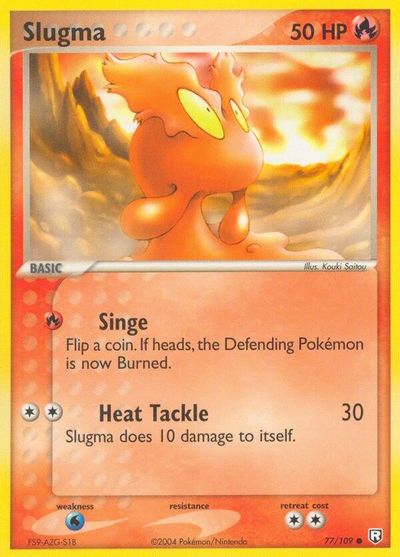 Slugma [Reverse Holo] #77