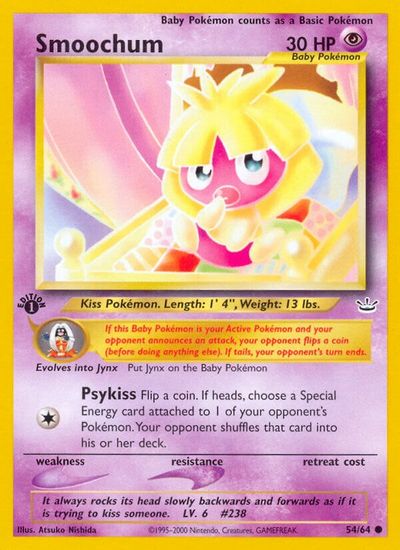 Smoochum [1st Edition] #54