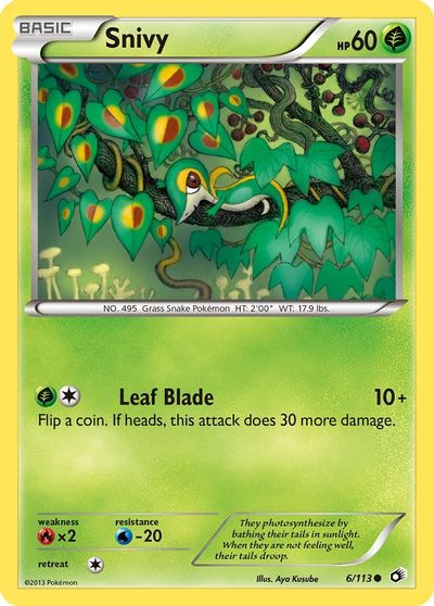 Snivy [Reverse Holo] #6
