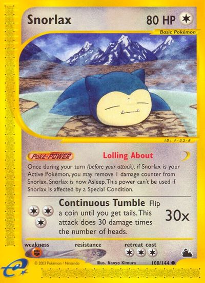 Snorlax [Reverse Holo] #100
