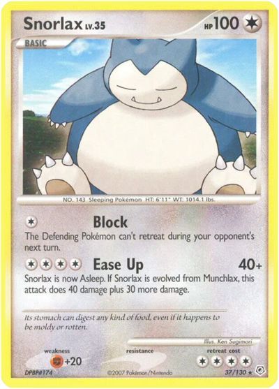 Snorlax [Reverse Holo] #37