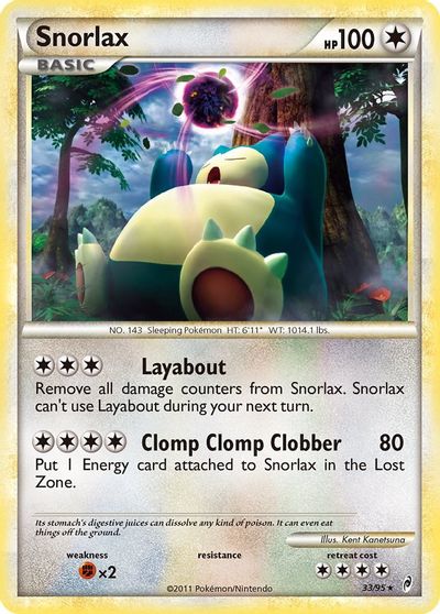 Snorlax [Reverse Holo] #33