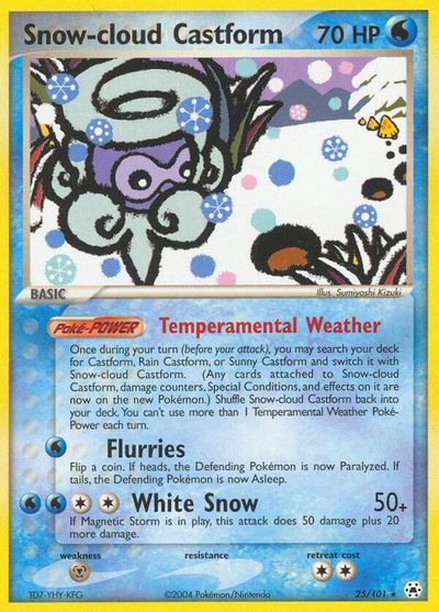 Snow-cloud Castform #25
