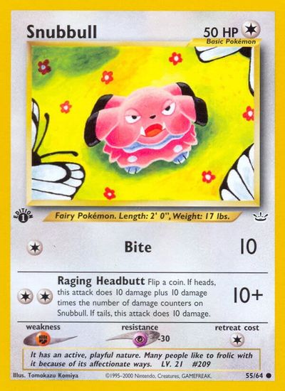 Snubbull [1st Edition] #55