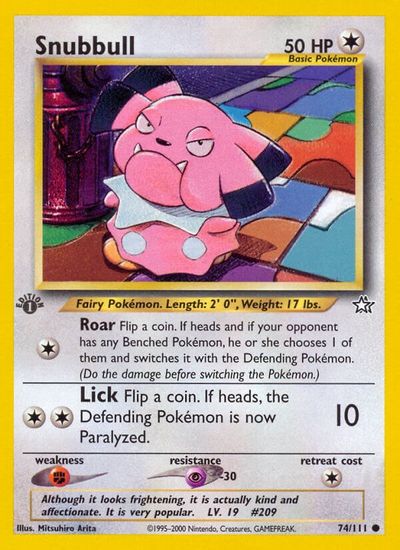 Snubbull [1st Edition] #74