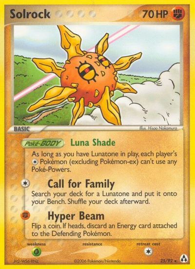Solrock [Reverse Holo] #25