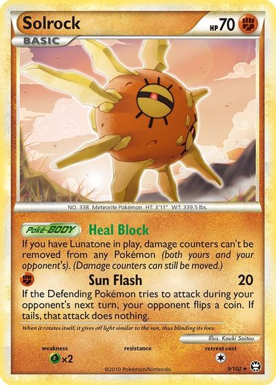 Solrock [Reverse Holo] #9