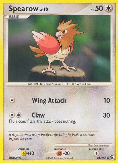 Spearow [Reverse Holo] #74